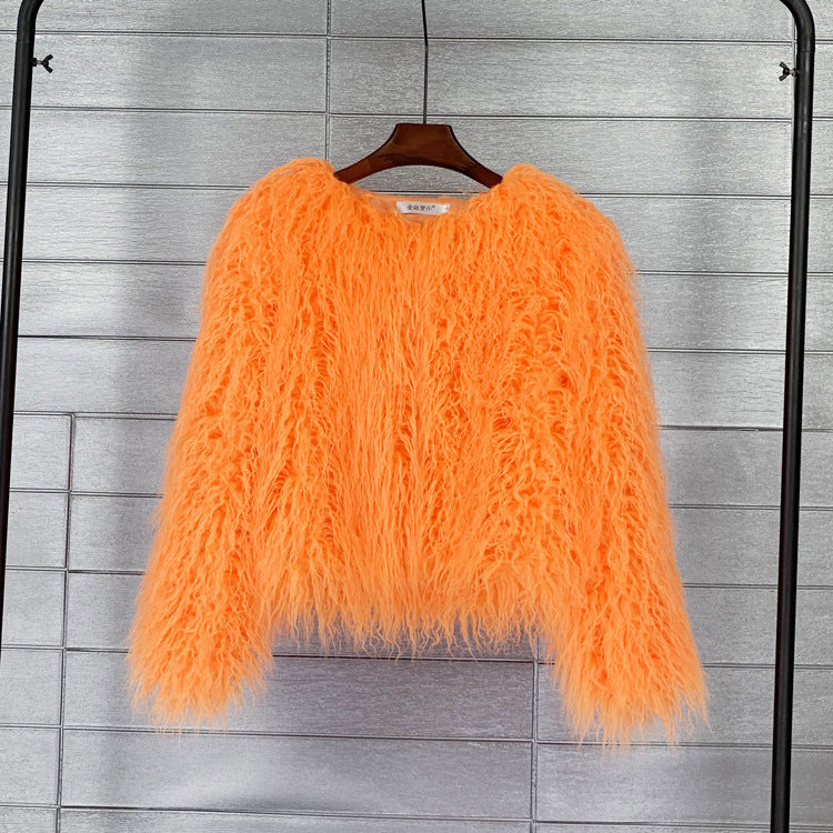 Stylish Women's Faux Fur Coat – Soraya