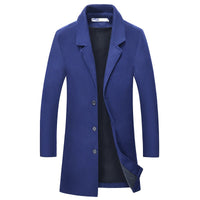 Wool Men's Coat for Fall and Winter - Tomas