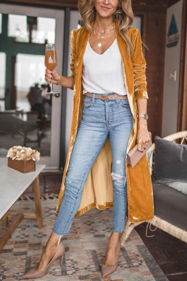 Women's Stylish Suede Kimono Jacket - Isabella