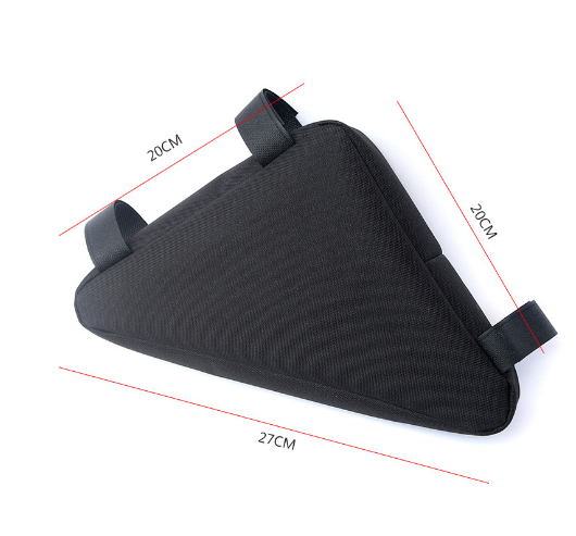 TriFrame Bike Bag | Keep all your belongings dry and safe during rainy bike rides!