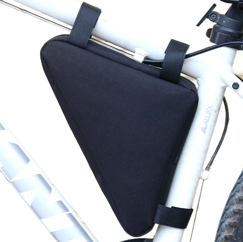 TriFrame Bike Bag | Keep all your belongings dry and safe during rainy bike rides!