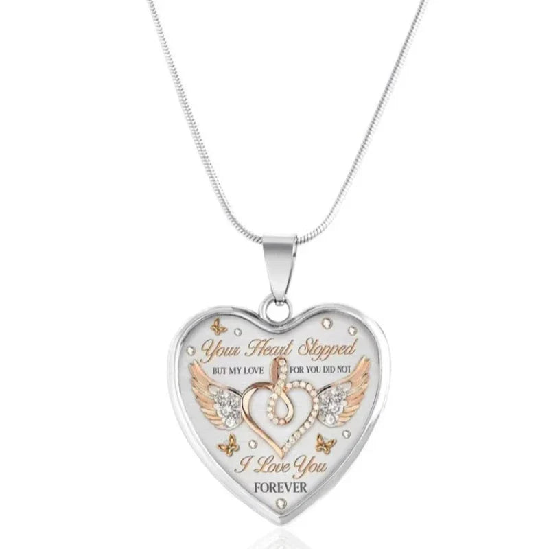 Engraved Heart Necklace – Sofie “Forever”