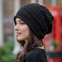 Knitted Women's Hat, Light & Stretchy for Spring and Autumn – Alina