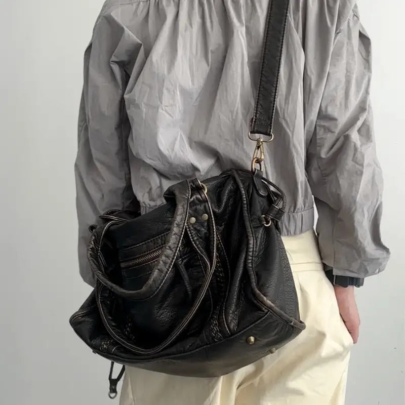 Vintage Leren Handtas - Marisol