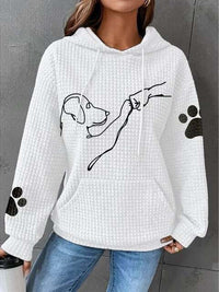 Warm Women's Hoodie with Dog Design – Selma