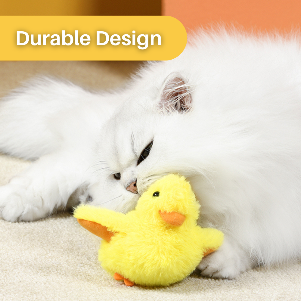 Pluskająca Kaczka Zabawka dla Kotów - DuckDash™ (1+1 GRATIS)