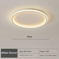Scandinavian Round Ceiling Lamp - AuroraSphere