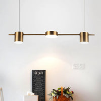 Nowoczesna aluminiowa lampa wisząca - AuraDrum