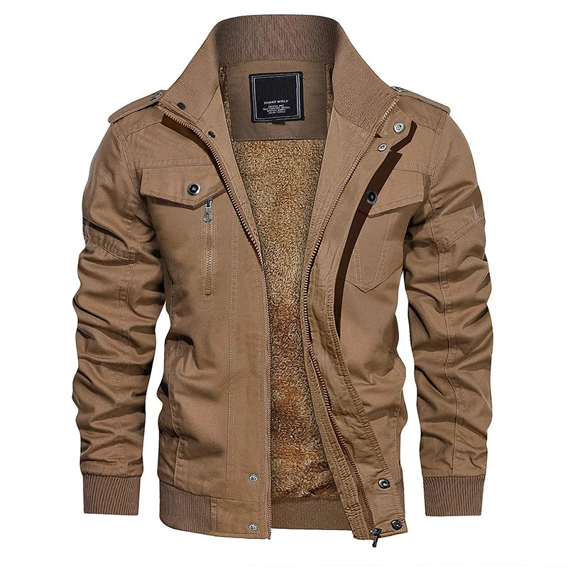 Sammy Jackson™ Abel Winter Bomber Jacket | Warm Tough Winter Coat