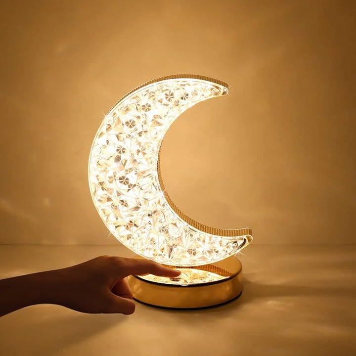 Magiczna kryształowa lampa stołowa z funkcją ściemniania - Celestia