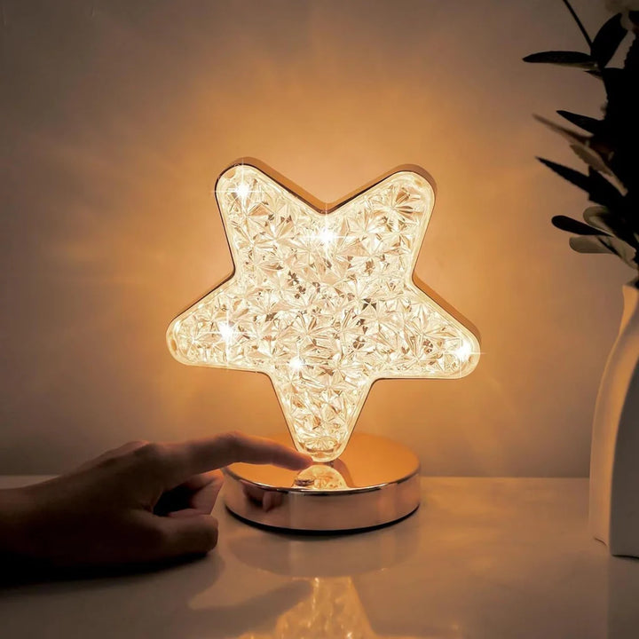 Magiczna kryształowa lampa stołowa z funkcją ściemniania - Celestia