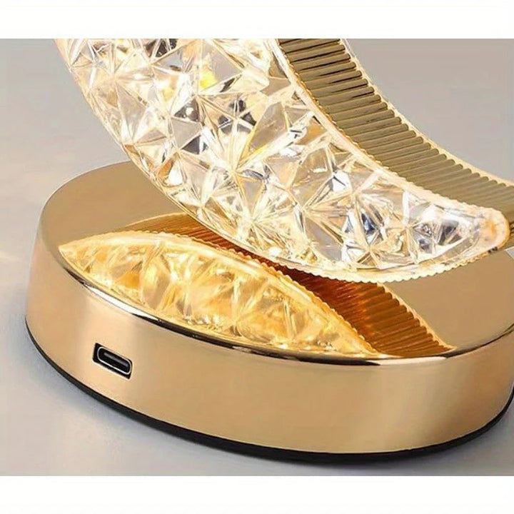 Magiczna kryształowa lampa stołowa z funkcją ściemniania - Celestia