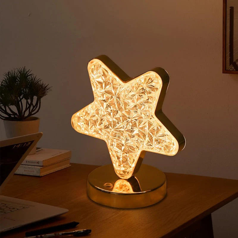 Magiczna kryształowa lampa stołowa z funkcją ściemniania - Celestia