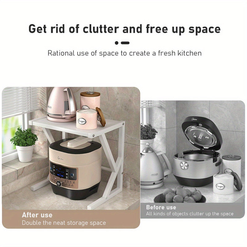 Double-Layer Kitchen Storage Rack - Milan