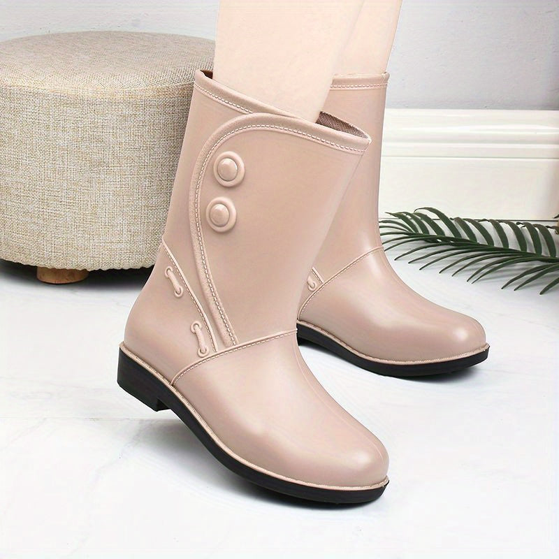 Waterdichte Dames Regenlaarzen comfortabel met Antislipzool – Elora