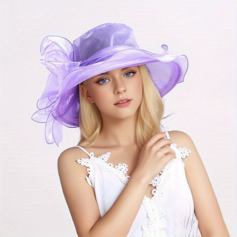 Summer Hat with Breathable Sunshade and Wide Brim – Alara