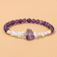 Natural Crystal Bead Bracelet - Eline