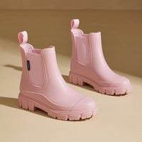 Women's Mid-Calf Waterproof Rain Boots with Non-Slip Sole – Selora