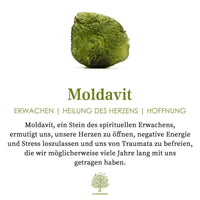 Fine Natural Moldavite Necklace - Lyra