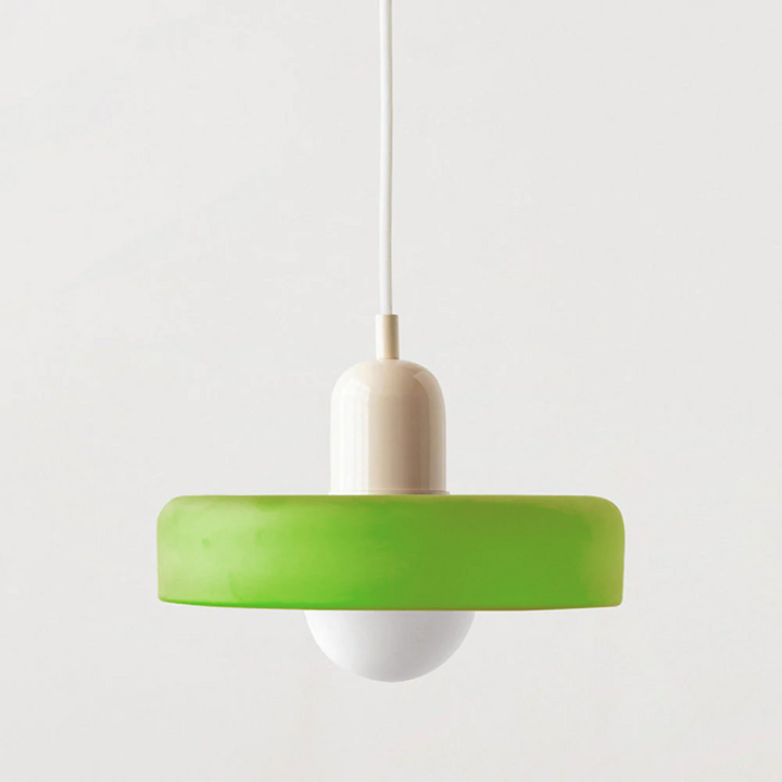 Colored Glass Pendant Lamp - BauLume