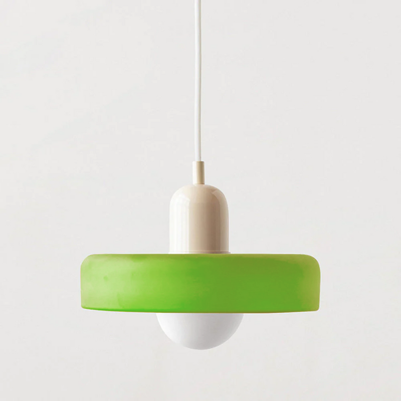 Colored Glass Pendant Lamp - BauLume