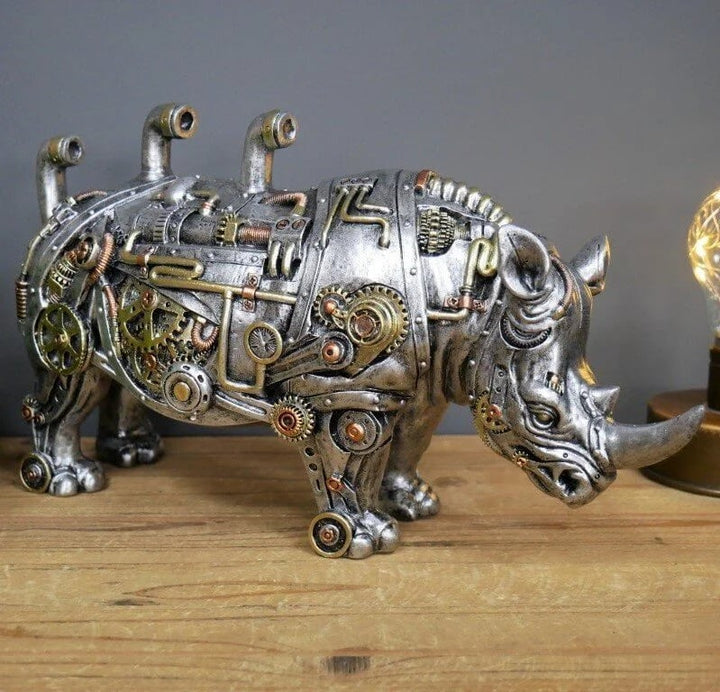 Mechanical Punk Animal Sculptures - GearBeast