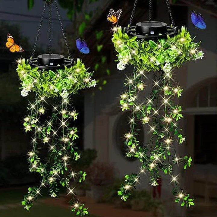 Solar Ivy String Lights for Garden Decor 4
