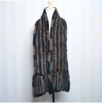 Sammy Jackson™ Knitted Scarf | Warm and stylish mink fur scarf