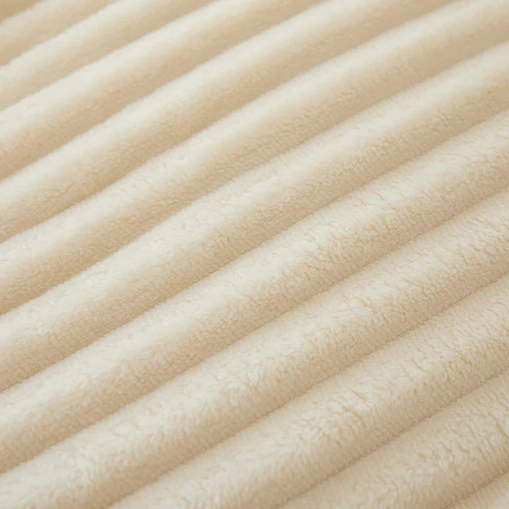 Wide Striped Flannel Fleece Blanket - CozyStripe