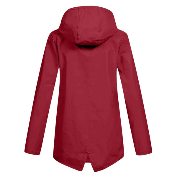 Trendy Dames Regenjas met Capuchon - Liora