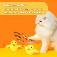 Pluskająca Kaczka Zabawka dla Kotów - DuckDash™ (1+1 GRATIS)