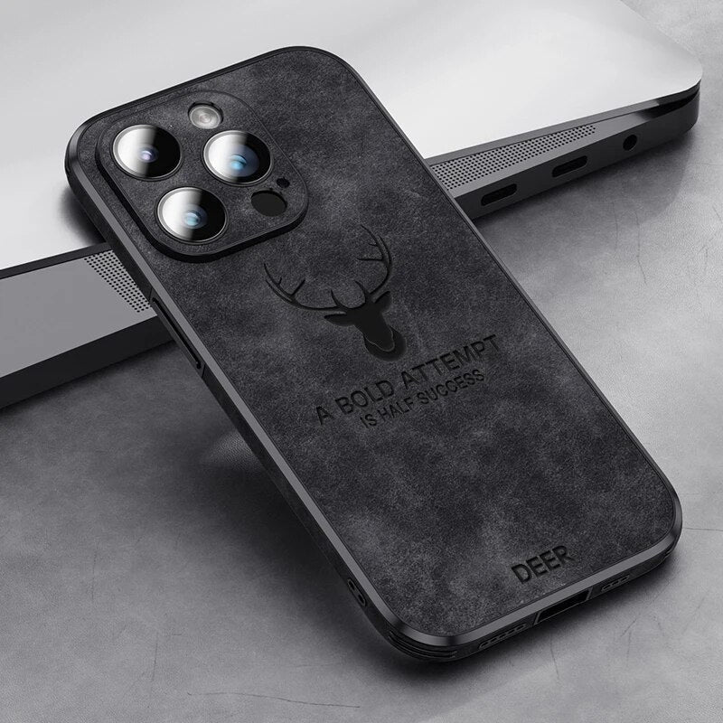 Luxury Deer Leather iPhone Case – Veltro