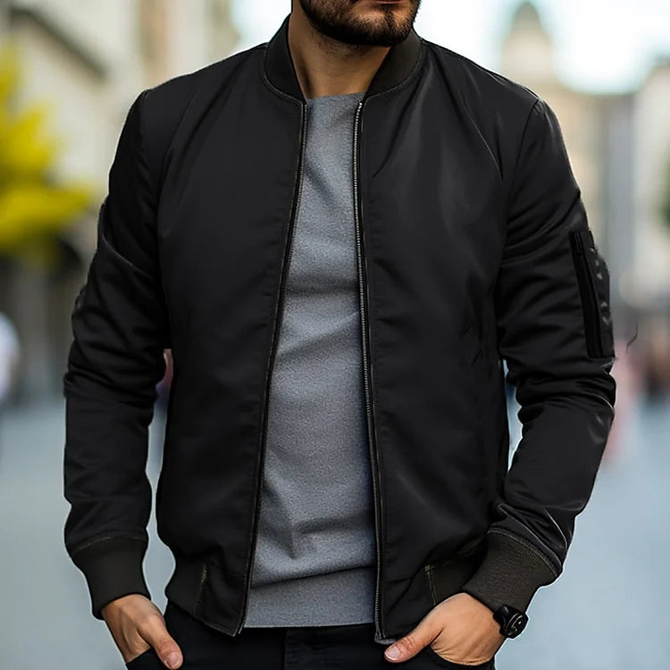 Men's Bomber Jacket with Arm Pocket – Jaron