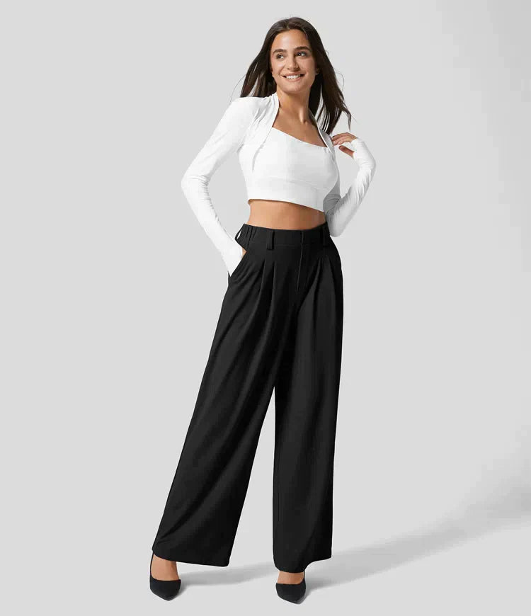 Comfy Women's Wide-Leg Trousers - Amara