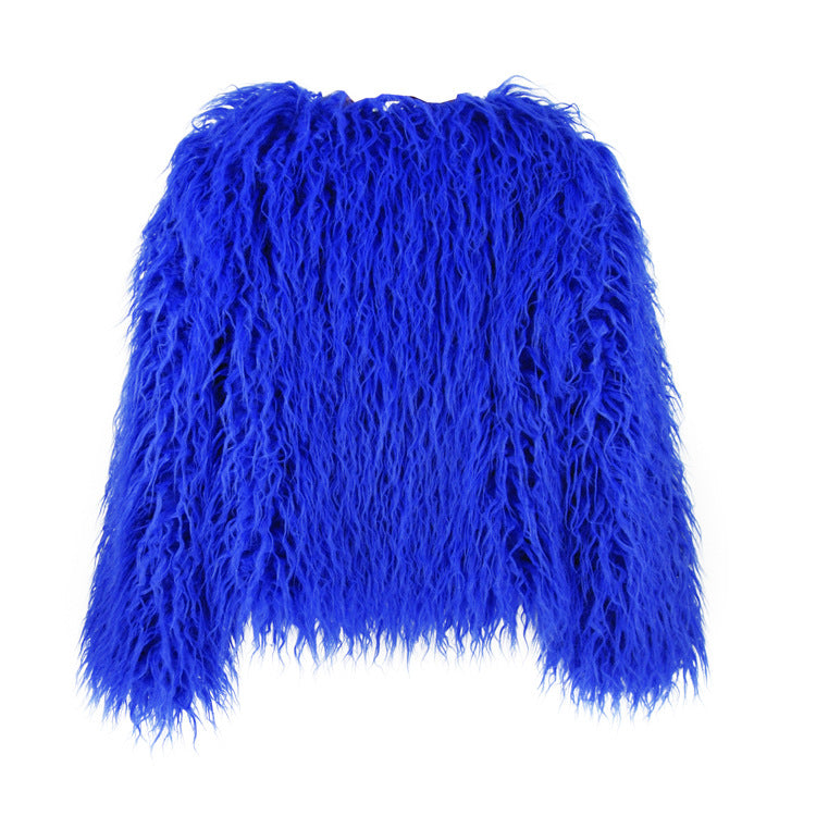 Stylish Women's Faux Fur Coat – Soraya