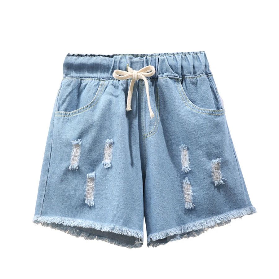 Sammy Jackson™ Nienke Jeansy Plus Size Krótkie | Codzienne i Stylowe