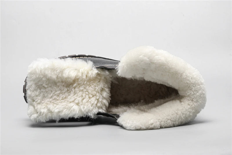 Sammy Jackson™ Leren Winterlaarzen | Met heerlijk warme wollen voering