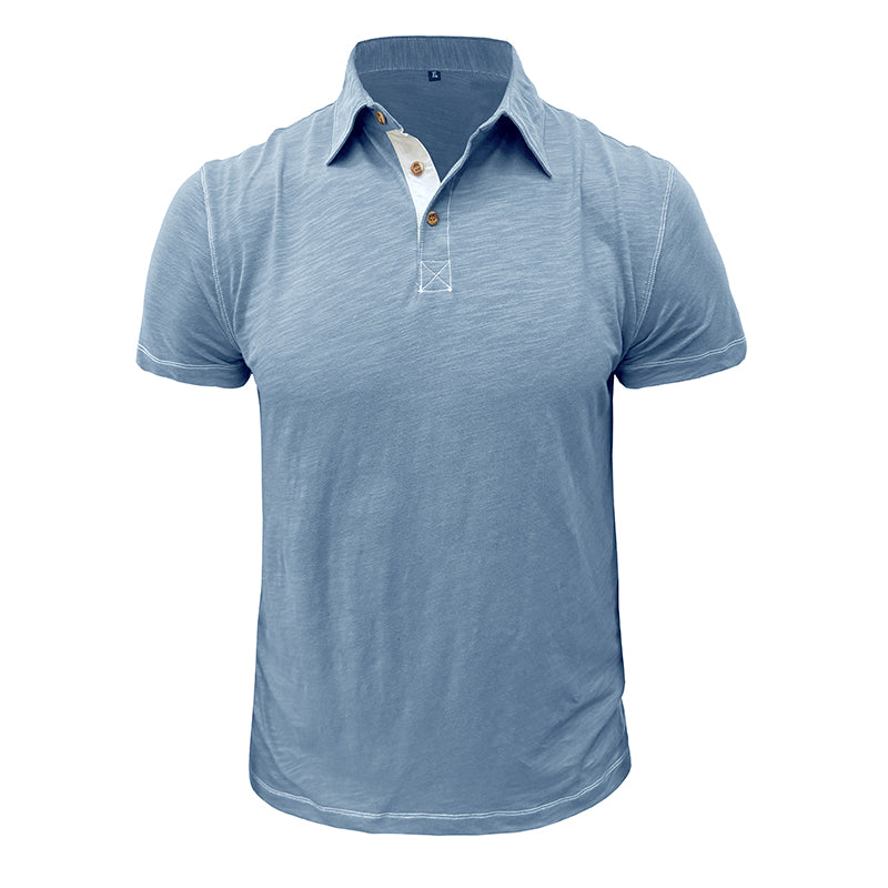 Heren Poloshirt van Zacht Katoen – Matteo