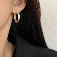 Layered Line Hoops - Amelie