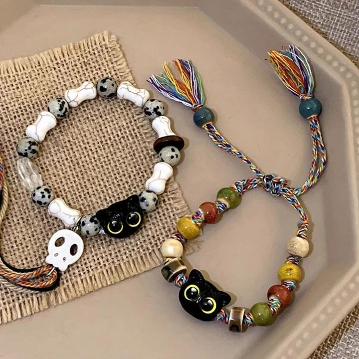 Katjes en Doodskop Armband - Selina