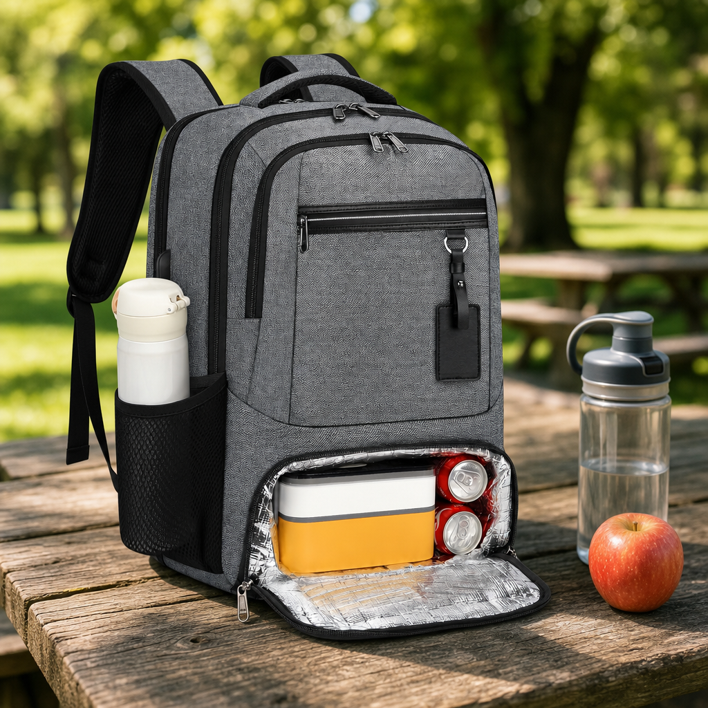 Multifunctionele Dagrugzak met Lunchvak – Daymate
