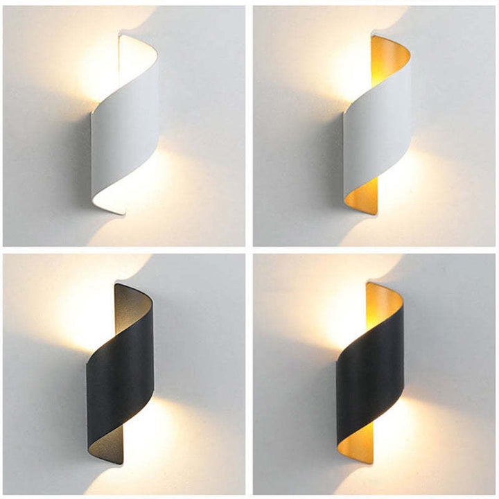 Modern Spiral LED Wall Lamp - TwistLight