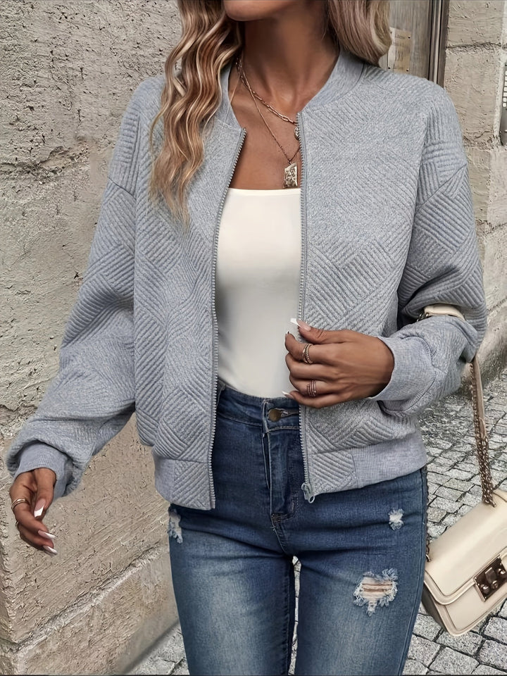 Stijlvolle Dames Zip-Up Jas – Rivka