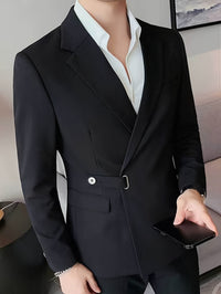 Classic Black Men's Blazer - Lars