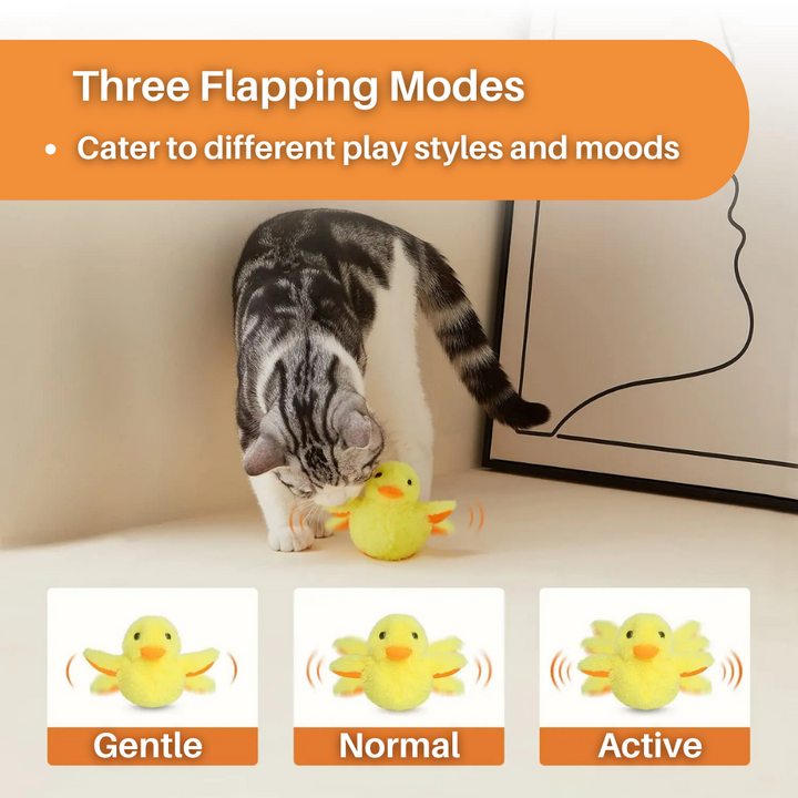 Pluskająca Kaczka Zabawka dla Kotów - DuckDash™ (1+1 GRATIS)