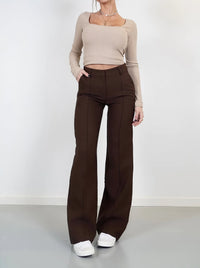 Stylish High-Waisted Pants - Luna