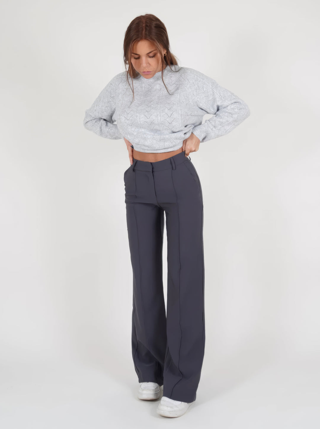 Stylish High-Waisted Pants - Luna