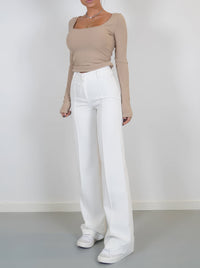 Stylish High-Waisted Pants - Luna