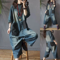 Sammy Jackson™ Silke Plus Size Jumpsuit | Denim & Stylish