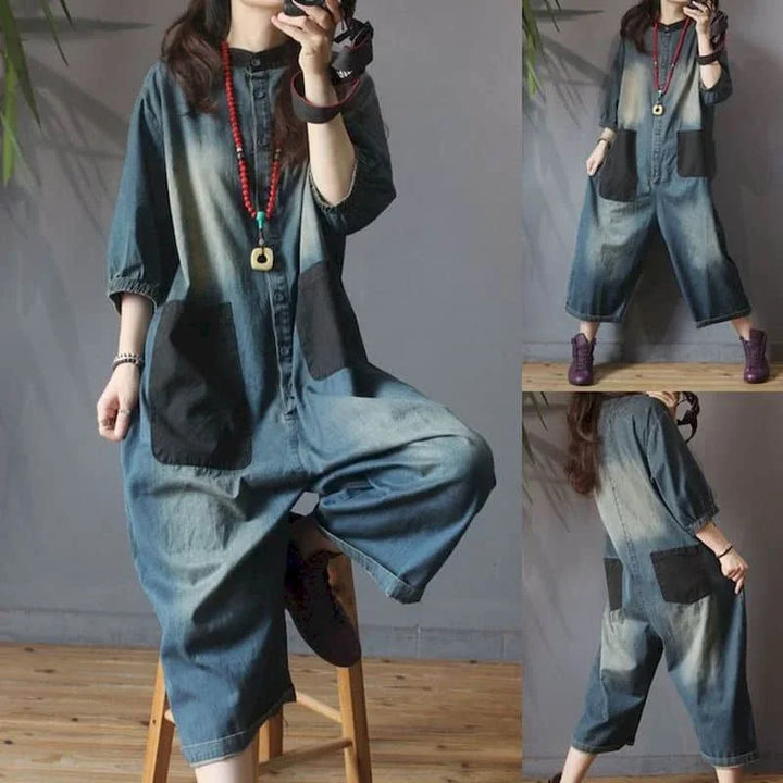 Sammy Jackson™ Silke Plus Size Jumpsuit | Denim & Stylish